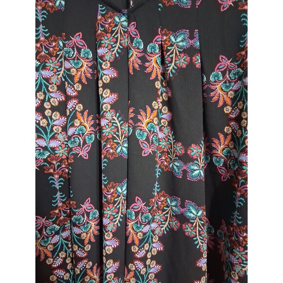 Women's a.n.a Long Sleeve Floral Blouse Top Size XL - Picture 5 of 7